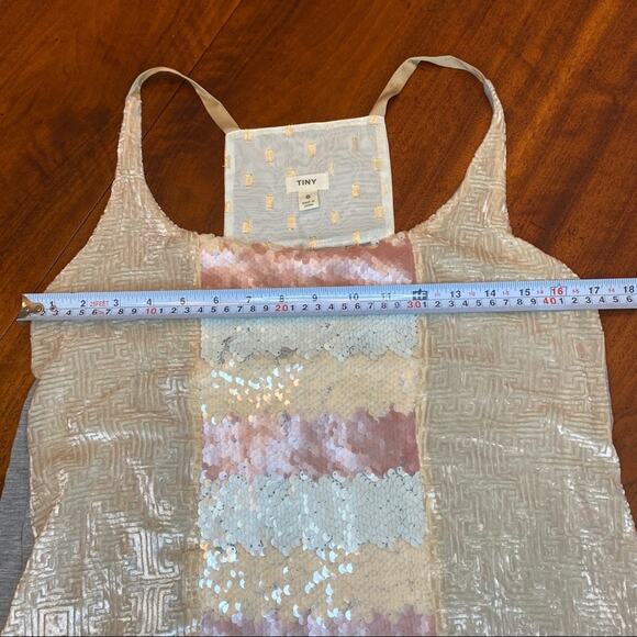 Tiny by Anthropologie sequin and velvet top NWT - Picture 9 of 11
